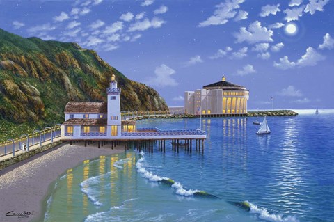 Framed Avalon Casino Print