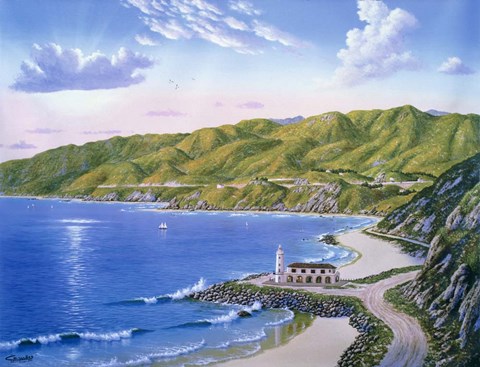 Framed Potrero Canyon, CA Print