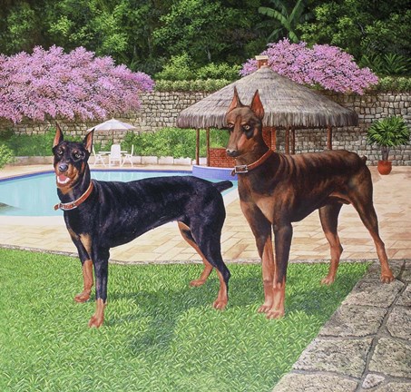 Framed Best Friends Print