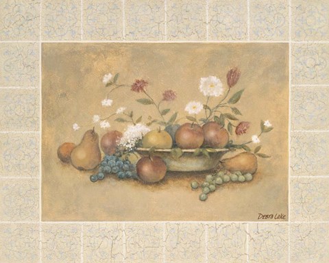 Framed Fruit B Print