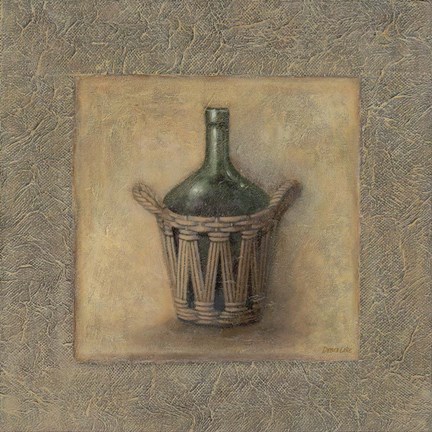 Framed Jar In A Vase Print