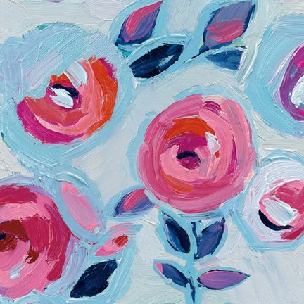 Framed Wall Flower II Print