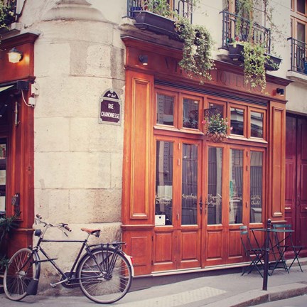 Framed Rue Chanoinesse Print