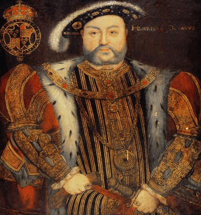 Framed Portrait of Henry VIII E Print