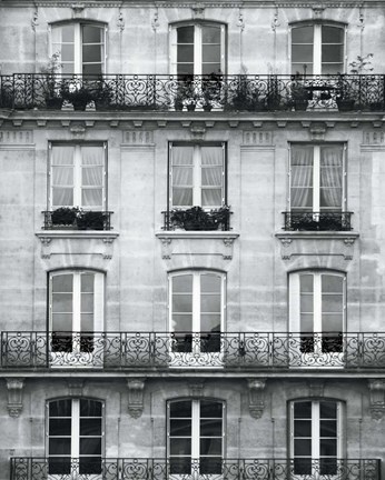 Framed Across the Street II Print