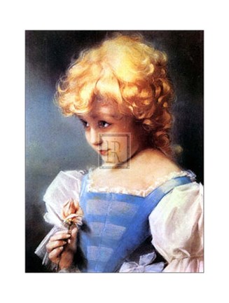Framed Coy Look Print