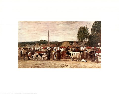Framed Fair In Brittany Print