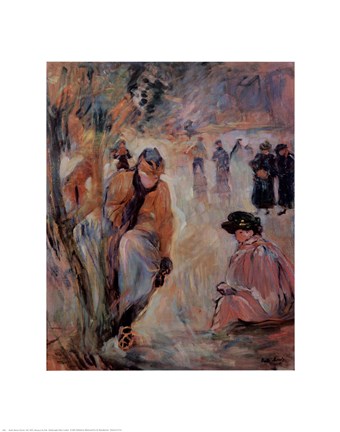 Framed Skating In The Park Print