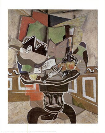 Framed Round Table Print