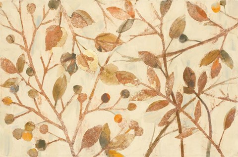 Framed Shimmering I Neutral Print