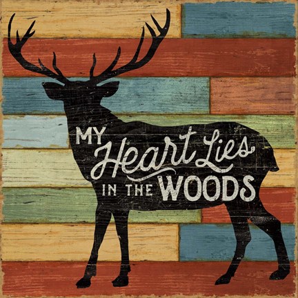 Framed Lake Lodge II Print