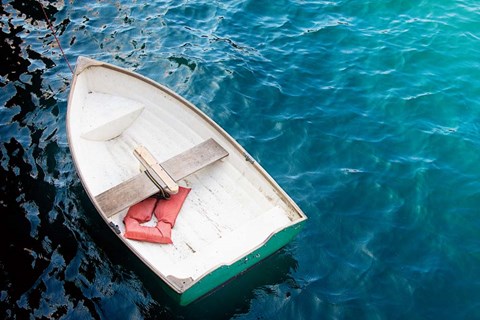 Framed Rowboat I Print