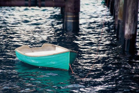 Framed Rowboat II Print