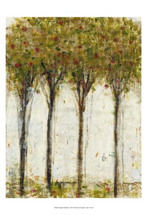 Framed Apple Orchard I Print