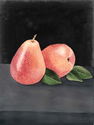 Framed Fruit on Shelf VI Print