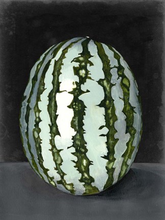 Framed Fruit on Shelf VII Print