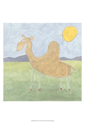 Framed Quinn&#39;s Camel Print