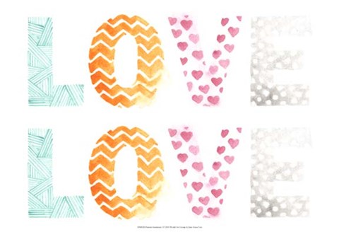 Framed Pattern Sentiment I Print