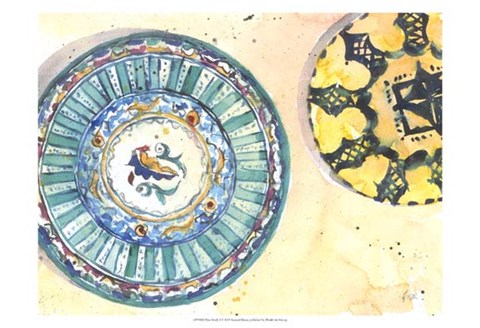 Framed Plate Study I Print