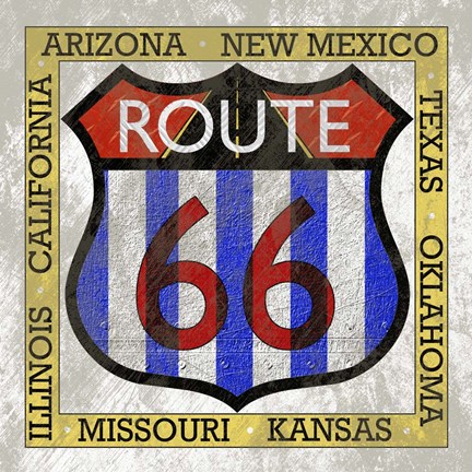 Framed Garage Sign III Print