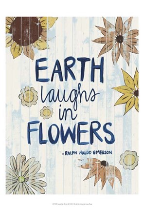 Framed Sunny Day Words III Print