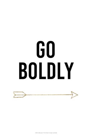 Framed Golden Quote VI Print