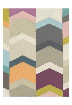 Framed Confetti Prism I Print