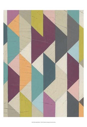 Framed Confetti Prism V Print