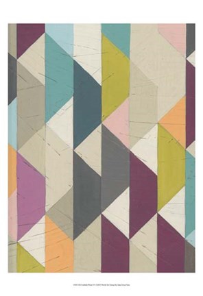 Framed Confetti Prism VI Print