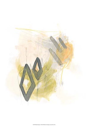 Framed Side Swipe I Print