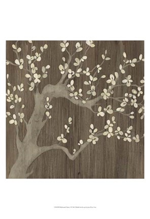 Framed Driftwood Cherry I Print