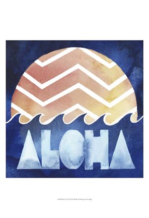 Framed Surf's Up III Print