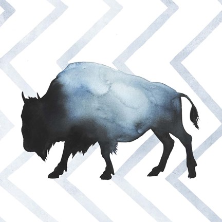 Framed Animal Silhouettes IV Print