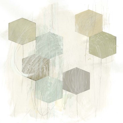 Framed Honeycomb Reaction I Print