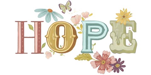 Framed Beautiful Words II Print