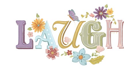 Framed Beautiful Words III Print