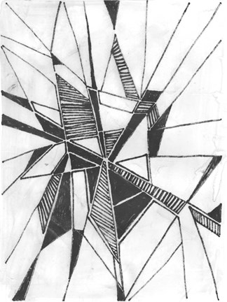 Framed Symbol Imprint II Print