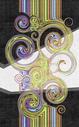 Framed Twirl IV Print