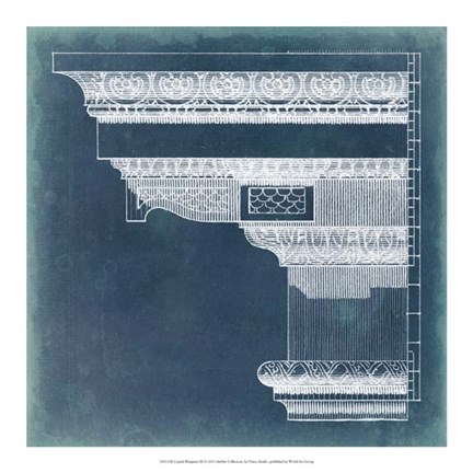 Framed Capital Blueprint III Print