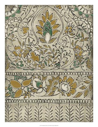 Framed Earthenware Floral II Print