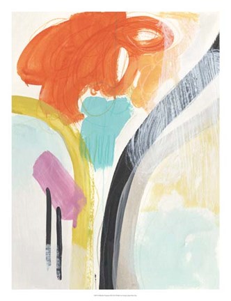 Framed Rhythm Variations II Print