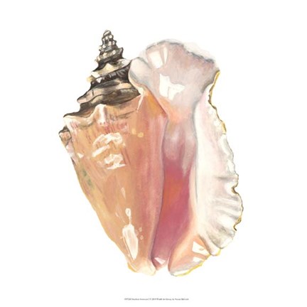 Framed Seashore Souvenirs I Print