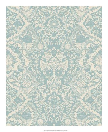 Framed Baroque Tapestry in Spa II Print