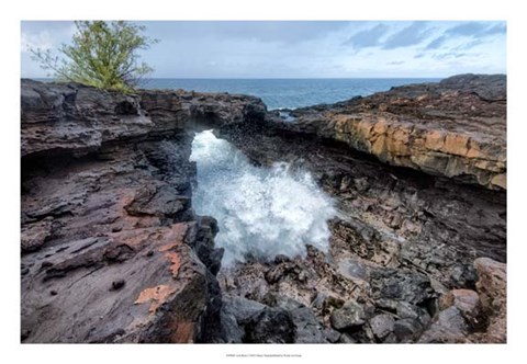 Framed Arch Rock I Print