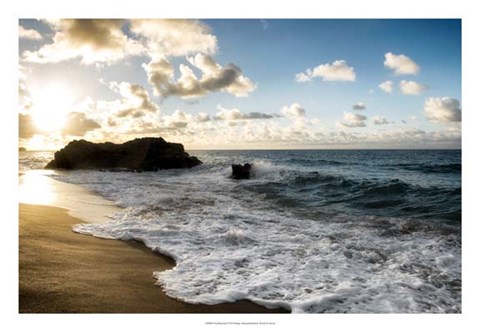 Framed Pounding Surf Print