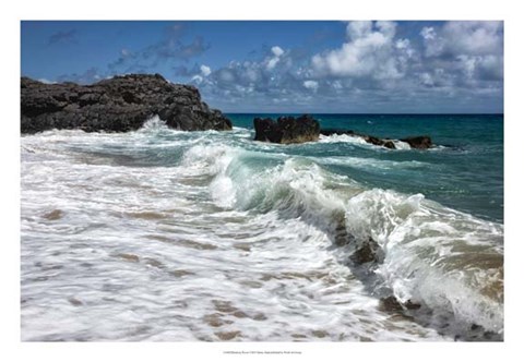 Framed Breaking Waves Print