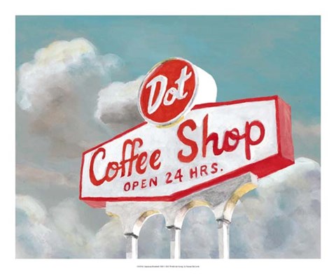 Framed American Roadside VIII Print