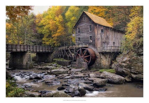 Framed Mill &amp; Creek I Print