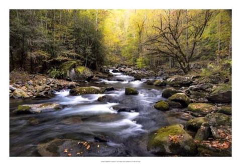 Framed Nightfall on Tremont I Print