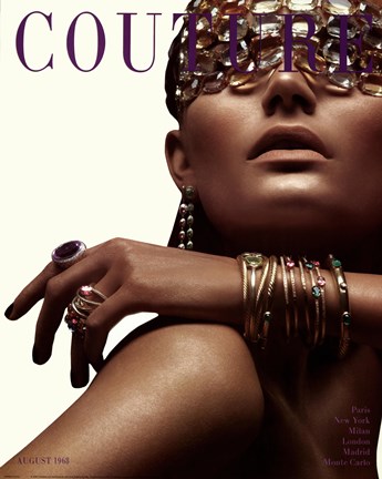 Framed Couture August 1968 Print